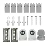 ZESTAW oprawa hermetyczna Full Plate + 2xtuba 60cm 6500K