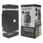 Oprawa elewacyjna plastik OE-3SP 2xGU10 PIR ANTRAC