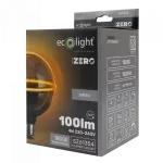 SERIA ZERO 4W 100lm E27 G130 Smoke ST-G130MRS