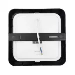 Downlight 24W kwadrat CCT 2w1 czarny