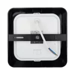 Downlight 18W kwadrat CCT 2w1 czarny
