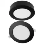 Downlight 18W okrągły CCT 2w1 czarny