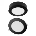 Downlight 12W okrągły CCT 2w1 czarny