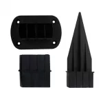 Solarny Słupek Ogrod LED SSO-8 dwa sposoby montażu