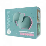 MARY'S LAMPKA NOCNA LED SŁOŃ TURKUSOWY