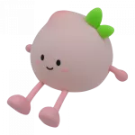 MARY'S LAMPKA NOCNA LED BRZOSKWINIA