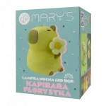 MARY'S LAMPKA NOCNA LED Kapibara Florystka RGB