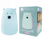 MARY'S LAMPKA LED MIŚ DUŻY NIEBIESKI RGB+WW +RC