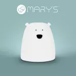 MARY'S LAMPKA LED MIŚ MAŁY BIAŁY RGB+WW /NB