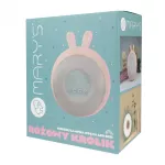 MARY'S BUDZIK/LAMPKA NOCNA LED RGB RÓŻOWY KRÓLIK