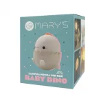 MARY'S LAMPKA NOCNA LED BABY DINO RÓŻOWY