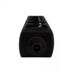 Listwa zasilająca 5 gn z/u z wyłącznikiem CZARNA