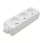 Listwa zasilająca 3 gniazda z/u BIAŁA