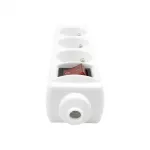 Listwa zasilająca 3 gniaz z/u z wyłącznikiem BIAŁA