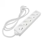 Przedłużacz 5 gniazd 1.5m z/u 3x1.0mm2 BIAŁY