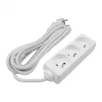Przedłużacz 3 gniazda 3m z/u 3x1.5mm2 BIAŁY