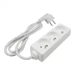 Przedłużacz 3 gniazda 1.5m z/u 3x1.0mm2 BIAŁY