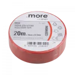 Taśma izolacyjna 19mm x 0,13mm CZERWONA 20m 1szt.