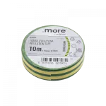 Taśma izolacyjna 15 x 0,13mm ŻÓŁTO-ZIELONA 10m 1sz