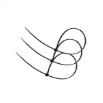 Opaska Kablowa OK-36300B 3.6x300mm CZARNA