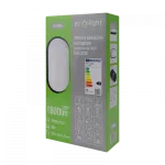 LED Torton 20W 4000K 1800lm IP65 OWAL CZARNY