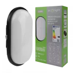 LED Torton 20W 4000K 1800lm IP65 OWAL CZARNY