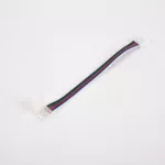 Złączka LED RGBW 12mm dwustronna z przewodem
