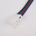 Złączka LED RGBW 12mm dwustronna z przewodem