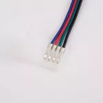 Złączka LED RGB 10mm dwustronna z przewodem