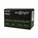 Zasilacz na szynę DIN PREMIUM 24V 60W
