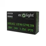 Zasilacz na szynę DIN PREMIUM 24V 30W