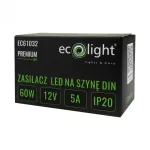 Zasilacz na szynę DIN PREMIUM 12V 60W