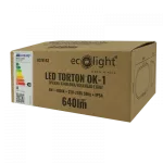 LED TORTON 8W 4000K 640lm IP54 OWAL BIAŁY