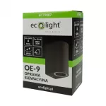 Oprawa elewacyjna OE-9 2xGU10 IP44 CZARNA