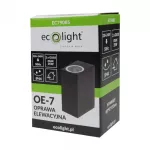 Oprawa elewacyjna OE-7 2xGU10 IP44 CZARNA