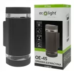 Oprawa elewacyjna OE-4S 2xGU10 IP54 ANTRACYT