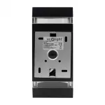 Oprawa elewacyjna OE-4C 2xGU10 IP54 CZARNA