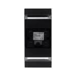 Oprawa elewacyjna OE-3C 2xGU10 IP54 CZARNA