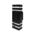 Oprawa elewacyjna OE-1C 2XGU10 IP54 CZARNA