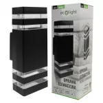 Oprawa elewacyjna OE-1C 2XGU10 IP54 CZARNA