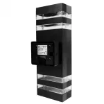 Oprawa elewacyjna OE-1C 2XGU10 IP54 CZARNA