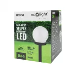 Solarny Słupek Ogrodowy LED okrągły klosz SSO-5