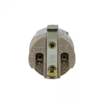 Gniazdo ceramiczne E27 z uchwytem