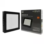 DOWNLIGHT N/T KWADRAT 12W 4000K CZARNY DL-1