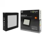 DOWNLIGHT N/T KWADRAT 6W 4000K CZARNY DL-1