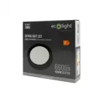 DOWNLIGHT N/T OKRĄG 6W 4000K CZARNY DL-1