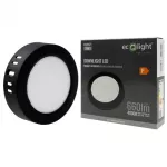 DOWNLIGHT N/T OKRĄG 6W 4000K CZARNY DL-1