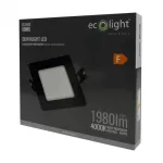 DOWNLIGHT P/T KWADRAT 18W 4000K CZARNY DL-1