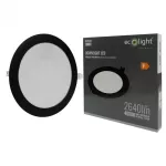 DOWNLIGHT P/T OKRĄG 24W 4000K CZARNY DL-1