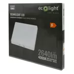 DOWNLIGHT N/T KWADRAT 24W 4000K BIAŁY DL-1